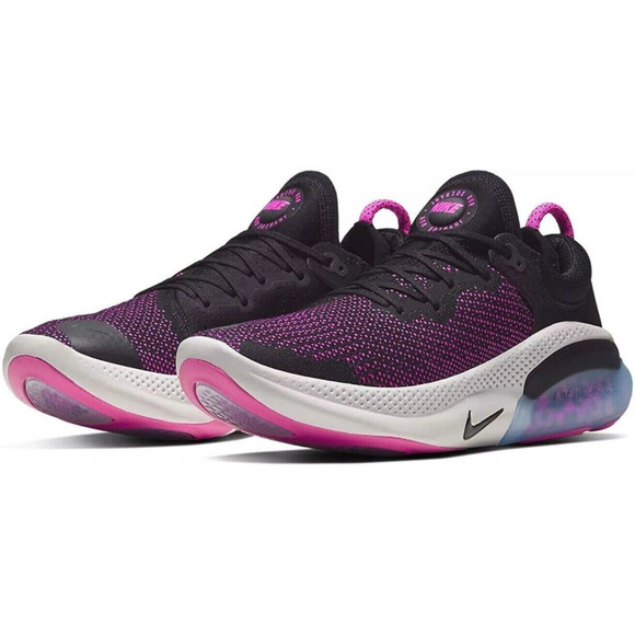 Nike Joyride Run Flyknit Mens Running Shoes Black/Pink Blast Size 7.5 US main image 6
